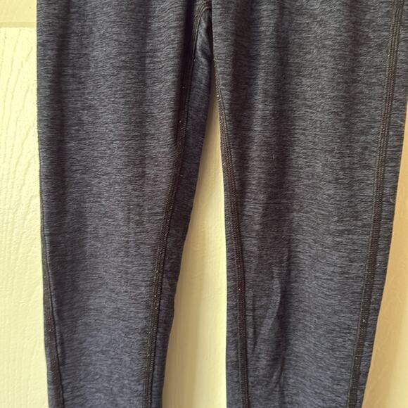 Alo Alosoft Yoga High Waisted Lounge Leggings Heathered Navy size XS - Picture 4 of 9